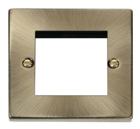 VPAB311  Deco Victorian Single Plate (Twin Media Module Aperture)